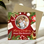 Personalised Christmas Xmas Card Your Custom Photo Xmas