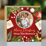 Personalised Christmas Xmas Card Your Custom Photo Xmas