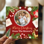 Personalised Christmas Xmas Card Your Custom Photo Xmas