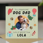 Personalised Card For Dad PAWESOME DOG DAD CARD Christmas Card Personalised Card For Dad PAWESOME DOG DAD CARD Christmas Card