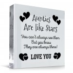 Gift For Auntie For Birthday Christmas Acrylic Plaque