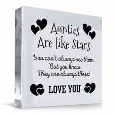 Gift For Auntie For Birthday Christmas Acrylic Plaque