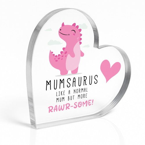 Funny Mum Birthday Gifts from Daughter Son Heart-Shaped Plaque Funny Mum Birthday Gifts from Daughter Son Heart-Shaped Plaque