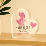 Funny Mum Birthday Gifts from Daughter Son Heart-Shaped Plaque Funny Mum Birthday Gifts from Daughter Son Heart-Shaped Plaque