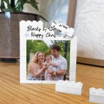 Personalised Block Of Love Dad Brick Photo Block Gift for Dad Personalised Block Of Love Dad Brick Photo Block Gift for Dad