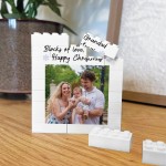 Personalised Block Of Love Grandad Photo Block Gift for Grandad