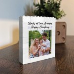 Personalised Block Of Love Grandad Photo Block Gift for Grandad