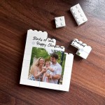 Personalised Block Of Love Grandad Photo Block Gift for Grandad