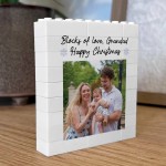 Personalised Block Of Love Grandad Photo Block Gift for Grandad