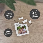 Personalised Block Of Love Grandad Photo Block Gift for Grandad