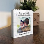 Personalised Grandad Gift For Christmas Brick Photo Block Gift Personalised Grandad Gift For Christmas Brick Photo Block Gift