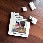 Personalised Grandad Gift For Christmas Brick Photo Block Gift Personalised Grandad Gift For Christmas Brick Photo Block Gift