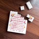 Braver Stronger Beautiful Building Block Sister Gift Birthday Braver Stronger Beautiful Building Block Sister Gift Birthday