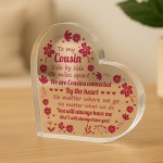 Cousin Gift For Birthday Christmas To My Cousin Plaque Thank u Cousin Gift For Birthday Christmas To My Cousin Plaque Thank u