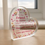 Friendship Gifts For Birthday Christmas To My Best Friend Plaque Friendship Gifts For Birthday Christmas To My Best Friend Plaque