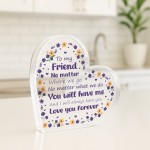 Best Friend Gifts For Birthday Christmas To My Friend Plaque Best Friend Gifts For Birthday Christmas To My Friend Plaque