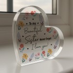 Sister Gifts For Birthday Christmas Never Forget I Love You Sister Gifts For Birthday Christmas Never Forget I Love You