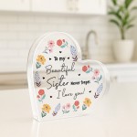 Sister Gifts For Birthday Christmas Never Forget I Love You Sister Gifts For Birthday Christmas Never Forget I Love You