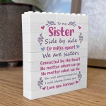 To My Sister Gift Building Block Sister Gift For Birthday