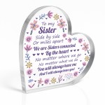 Sister Plaque For Birthday Christmas Long Distance Gift Love You