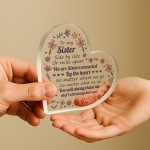 Sister Plaque For Birthday Christmas Long Distance Gift Love You