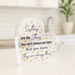 Sister Gifts For Birthday Christmas Sister Are Like Stars Plaque Sister Gifts For Birthday Christmas Sister Are Like Stars Plaque