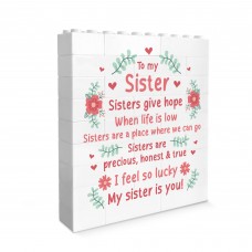 Gift For Sister, Building Block Sister Gift, For Birthday Christ