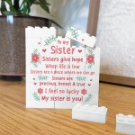 Gift For Sister, Building Block Sister Gift, For Birthday Christ