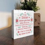 Gift For Sister, Building Block Sister Gift, For Birthday Christ