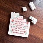 Gift For Sister, Building Block Sister Gift, For Birthday Christ