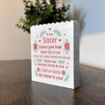 Gift For Sister, Building Block Sister Gift, For Birthday Christ