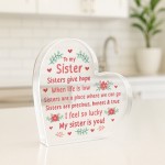 Thank You Gift For Sister For Birthday Christmas Gift For Her