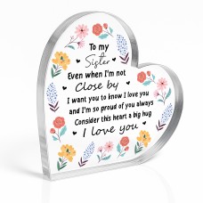 Long Distance Sister Gifts For Birthday Christmas I Love You