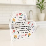 Long Distance Sister Gifts For Birthday Christmas I Love You