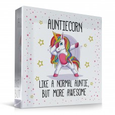 Special Auntie Plaque Auntiecorn AWESOME AUNTIE GIFT Thank You