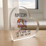 Gift For Auntie Acrylic Plaque Auntiecorn AWESOME AUNTIE GIFT Gift For Auntie Acrylic Plaque Auntiecorn AWESOME AUNTIE GIFT
