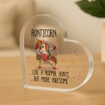 Gift For Auntie Acrylic Plaque Auntiecorn AWESOME AUNTIE GIFT Gift For Auntie Acrylic Plaque Auntiecorn AWESOME AUNTIE GIFT