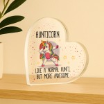 Gift For Auntie Acrylic Plaque Auntiecorn AWESOME AUNTIE GIFT Gift For Auntie Acrylic Plaque Auntiecorn AWESOME AUNTIE GIFT