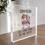 Gift For Grandma Acrylic Plaque Grandmacorn AWESOME GRANDMA GIFT Gift For Grandma Acrylic Plaque Grandmacorn AWESOME GRANDMA GIFT