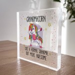 Gift For Grandma Acrylic Plaque Grandmacorn AWESOME GRANDMA GIFT Gift For Grandma Acrylic Plaque Grandmacorn AWESOME GRANDMA GIFT