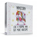 Funny Gift For Nan Acrylic Plaque Nanicorn AWESOME NAN GIFT