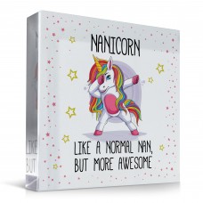Funny Gift For Nan Acrylic Plaque Nanicorn AWESOME NAN GIFT