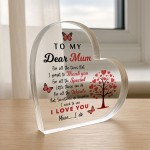 Mum Gifts For Birthday Christmas DEAR MUM I LOVE YOU Gift