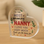 Gift for Nanny Birthday Gift Christmas Mothers Day From Grandson