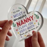 Gift for Nanny Birthday Gift Christmas Mothers Day From Grandson