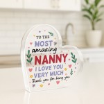 Gift for Nanny Birthday Gift Christmas Mothers Day From Grandson