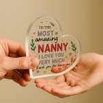 Gift for Nanny Birthday Gift Christmas Mothers Day From Grandson