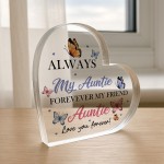 Special Auntie Gift From Niece Nephew Forever My Friend Plaque