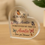 Special Auntie Gift From Niece Nephew Forever My Friend Plaque