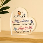 Special Auntie Gift From Niece Nephew Forever My Friend Plaque